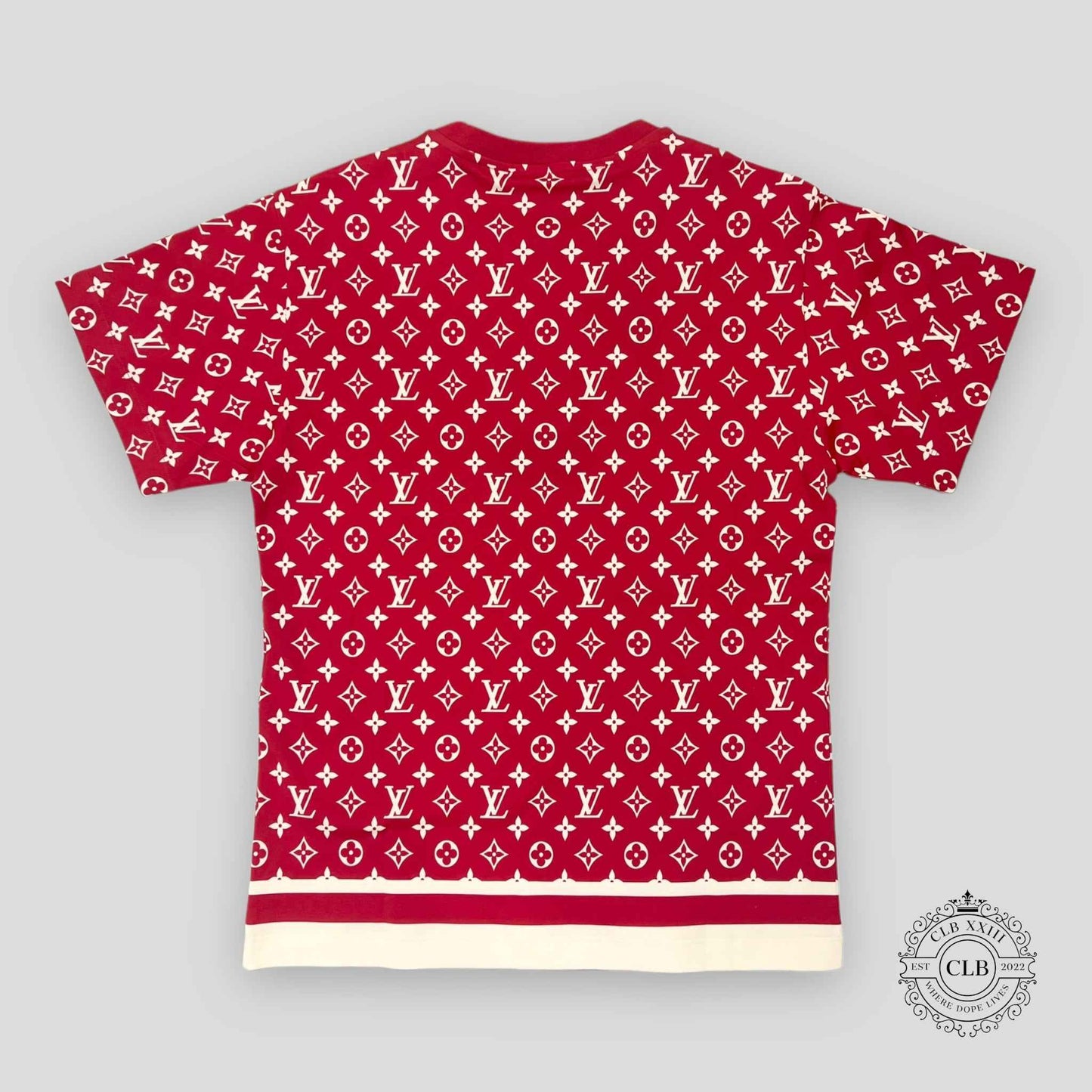 Louis Vuitton Stripe Accent Monogram Women's T-Shirt