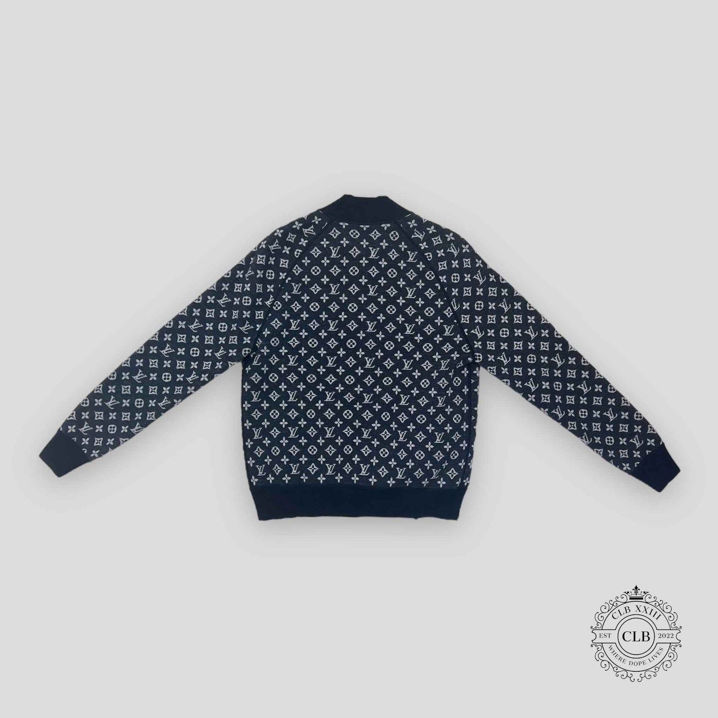 LOUIS VUITTON REVERSIBLE MONOGRAM TRACK TOP - BLUE