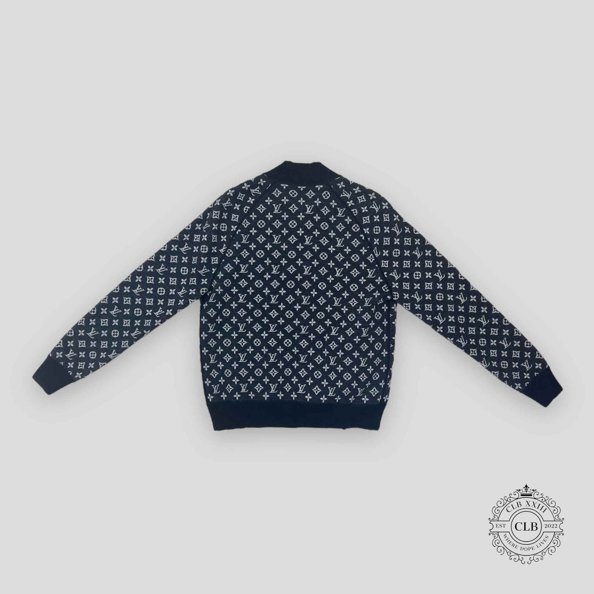 LOUIS VUITTON REVERSIBLE MONOGRAM TRACK TOP - BLUE