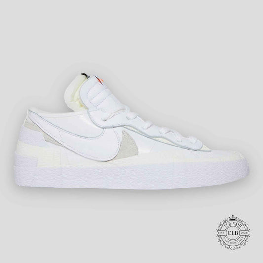 NIKE BLAZER LOW X SACAI "WHITE PATENT LEATHER"