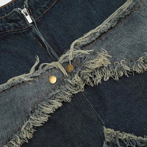 Tassel Star Denim Shorts