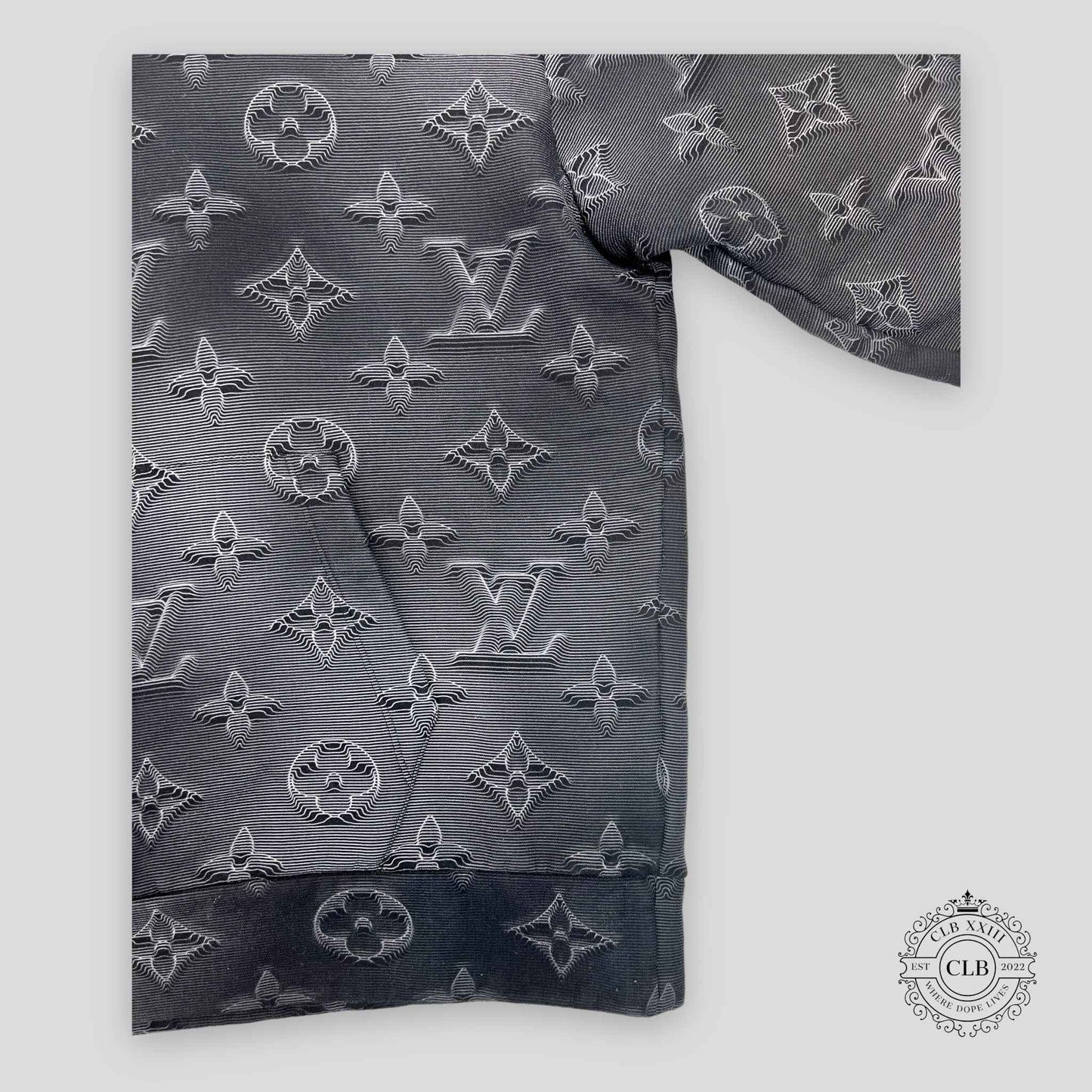 LOUIS VUITTON 2054 3D MONOGRAM HOODIE - GREY