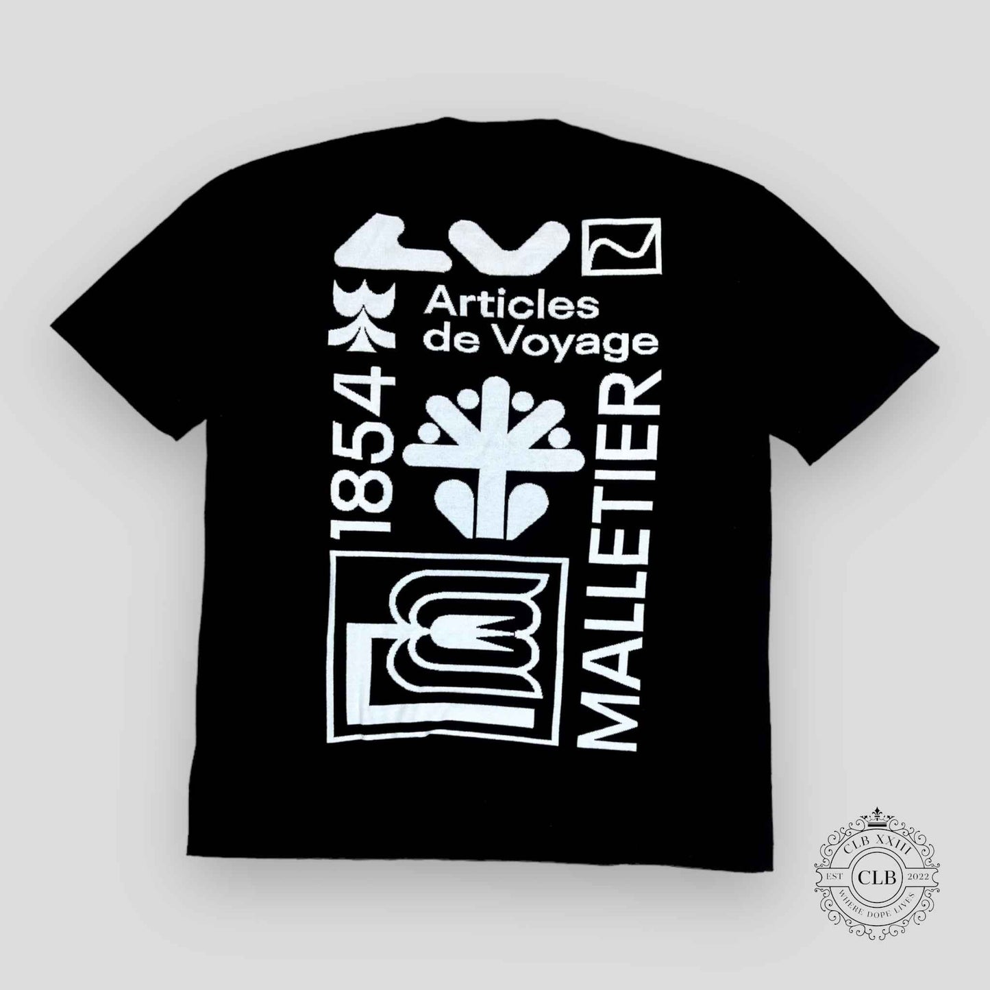 LOUIS VUITTON ARICLES DE VOYAGE T-SHIRT - BLACK