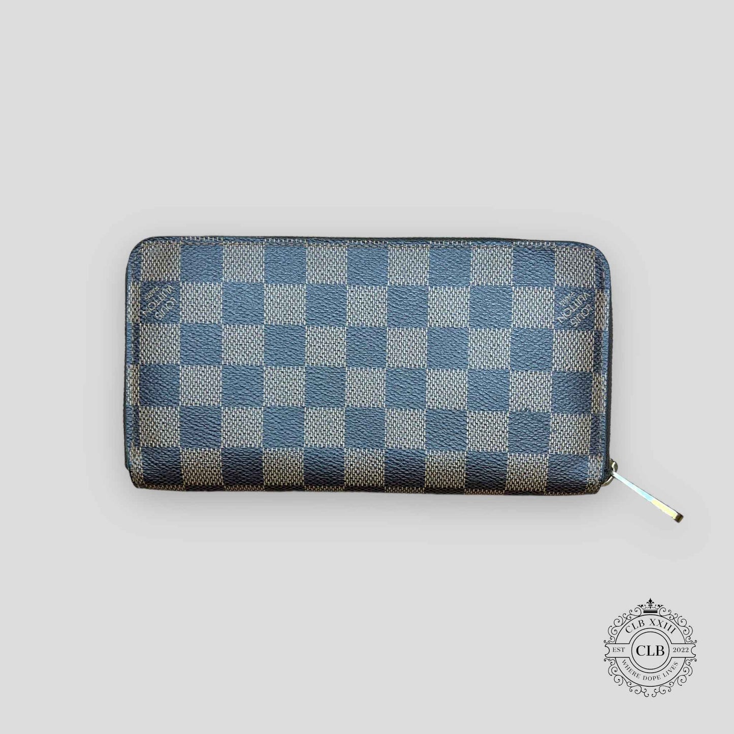 LOUIS VUITTON DAMIER EBENE ZIPPY WALLET - BROWN