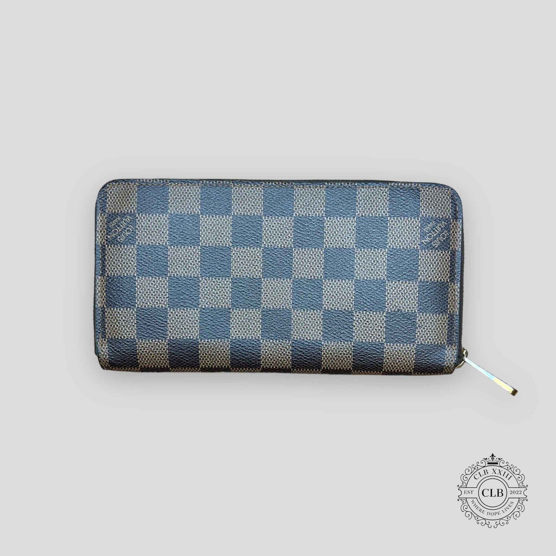 LOUIS VUITTON DAMIER EBENE ZIPPY WALLET - BROWN