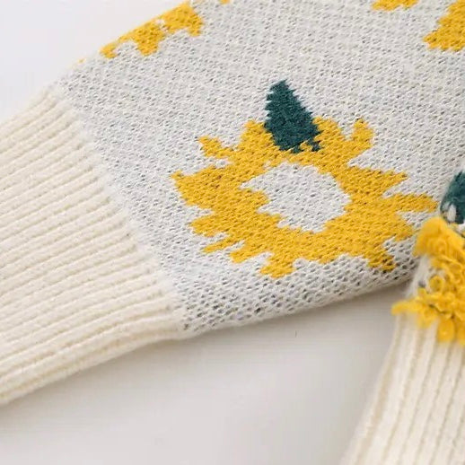 Sunflower Knitted Sweater