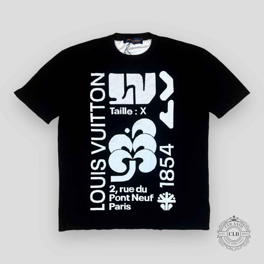 LOUIS VUITTON ARICLES DE VOYAGE T-SHIRT - BLACK