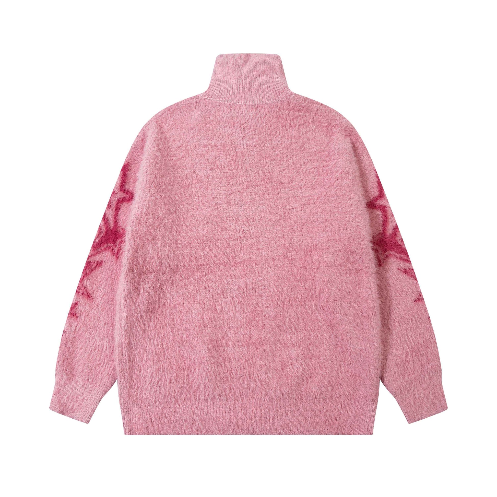 Anime Graphic Cardigan | Zip Fuzzy Jacket