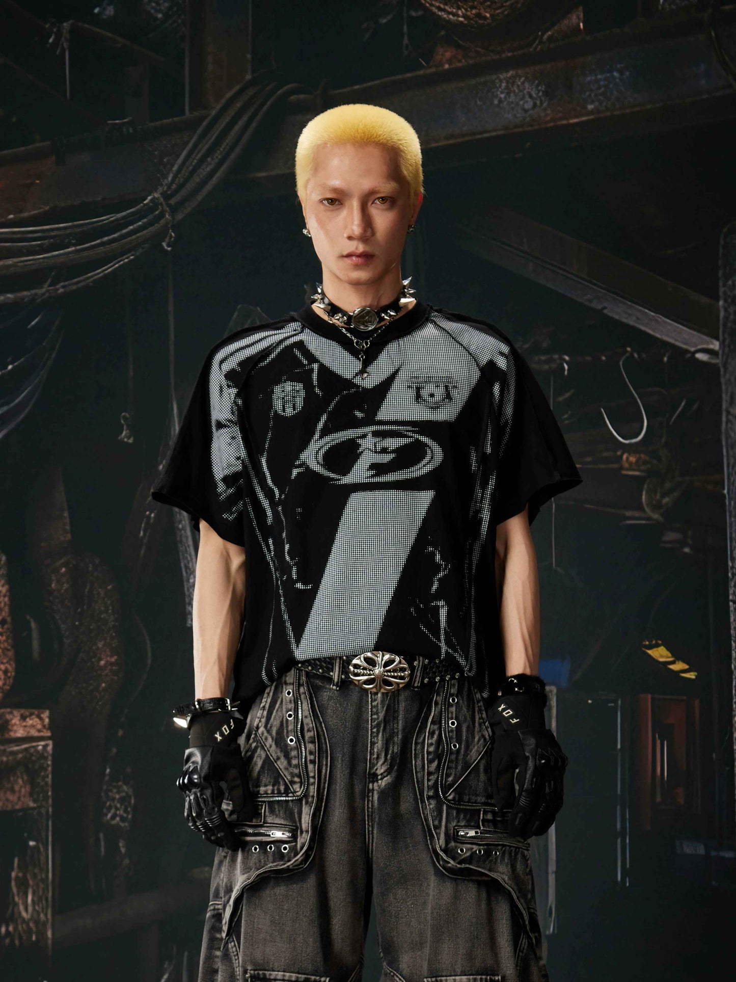 Mosaic Loose Sports Jersey