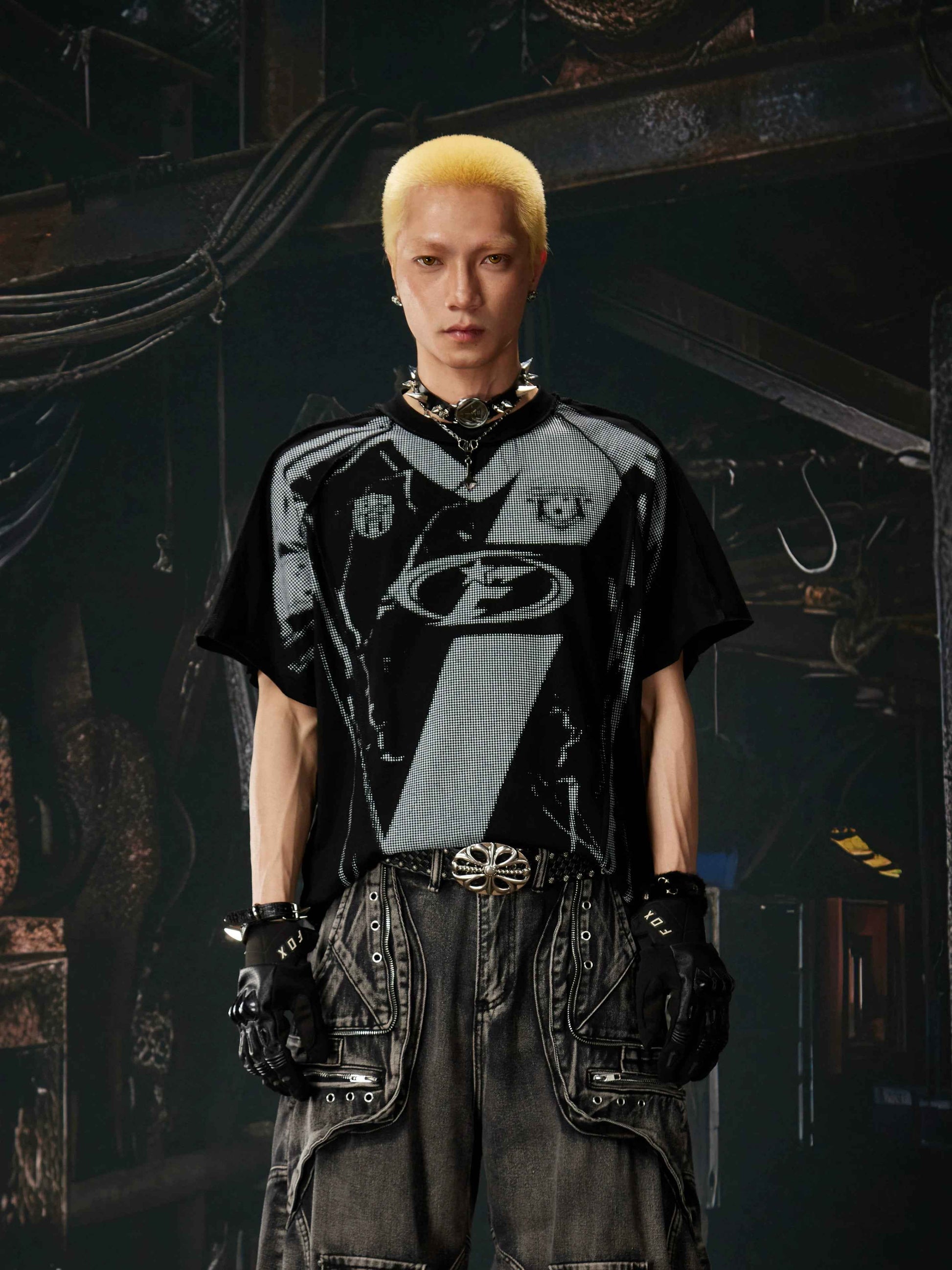 Mosaic Loose Sports Jersey