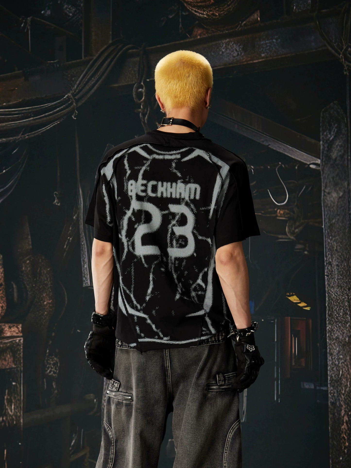 Mosaic Loose Sports Jersey