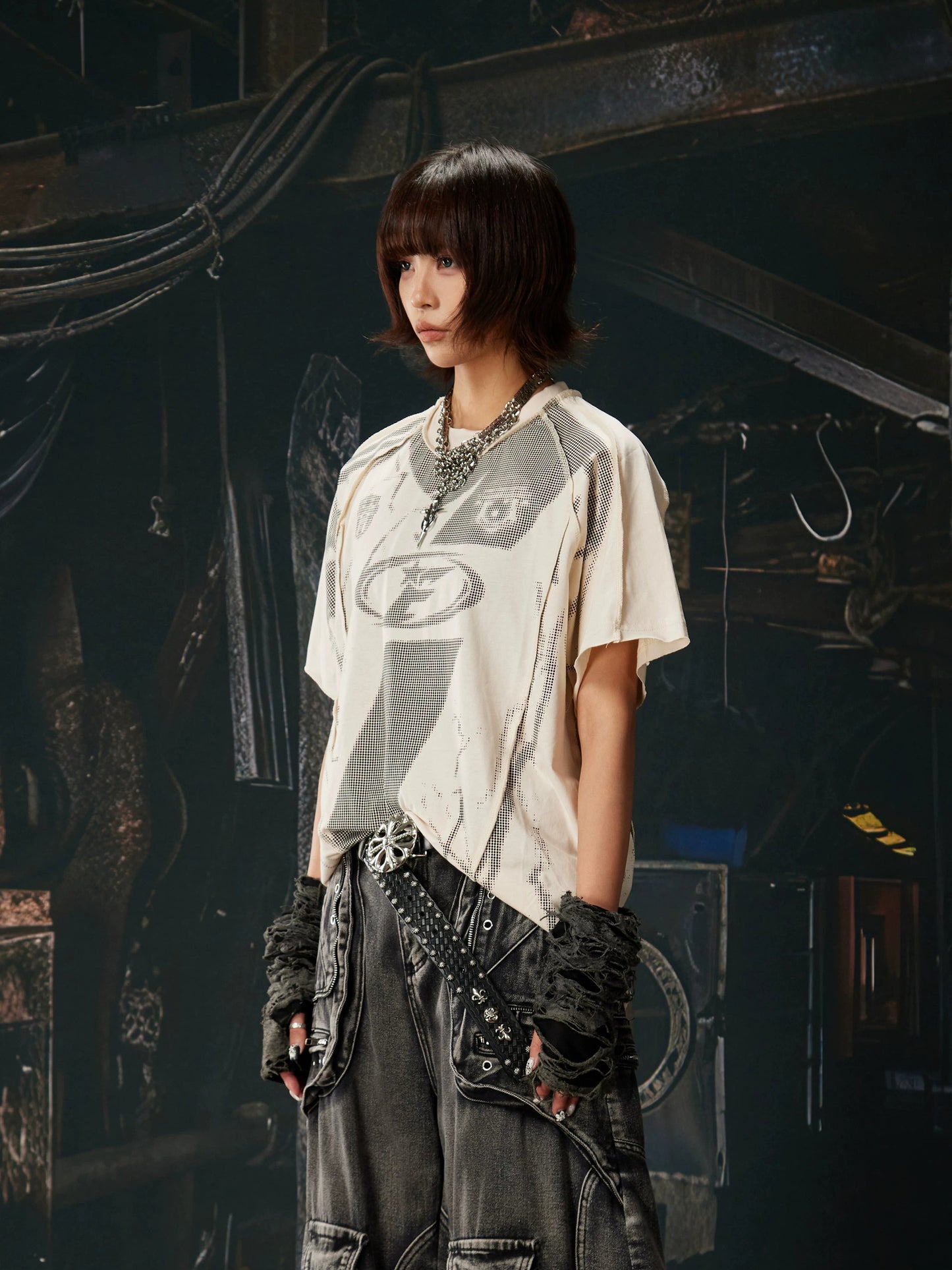 Mosaic Loose Sports Jersey
