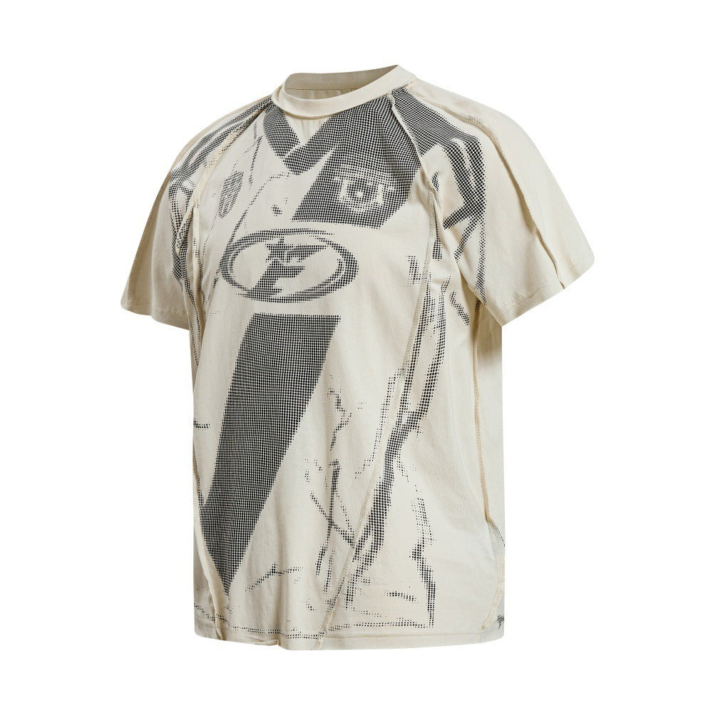 Mosaic Loose Sports Jersey