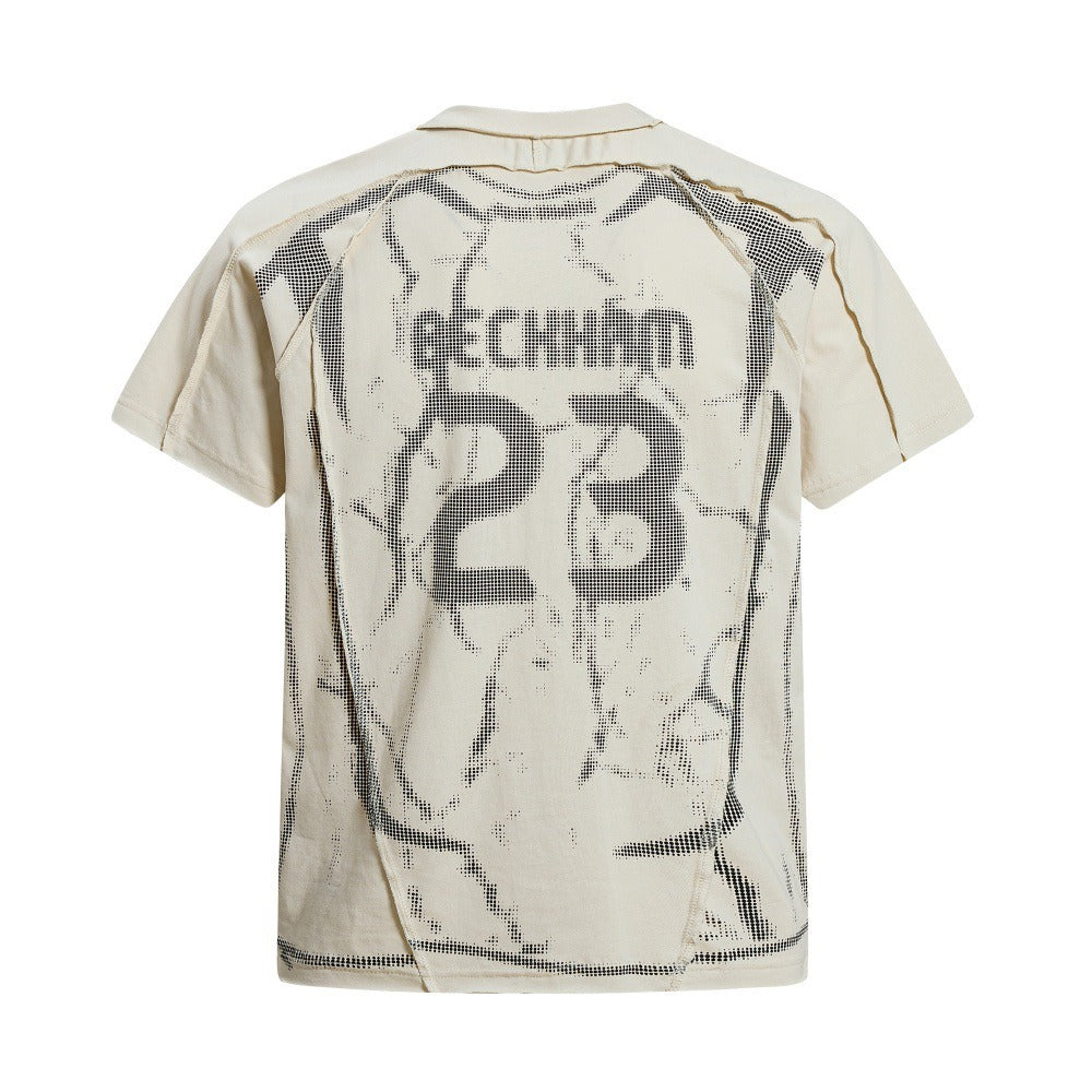 Mosaic Loose Sports Jersey