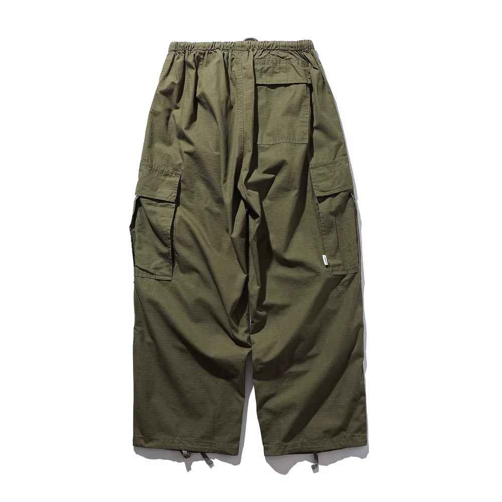 Loose Fit Cotton Baggy Cargo Pants