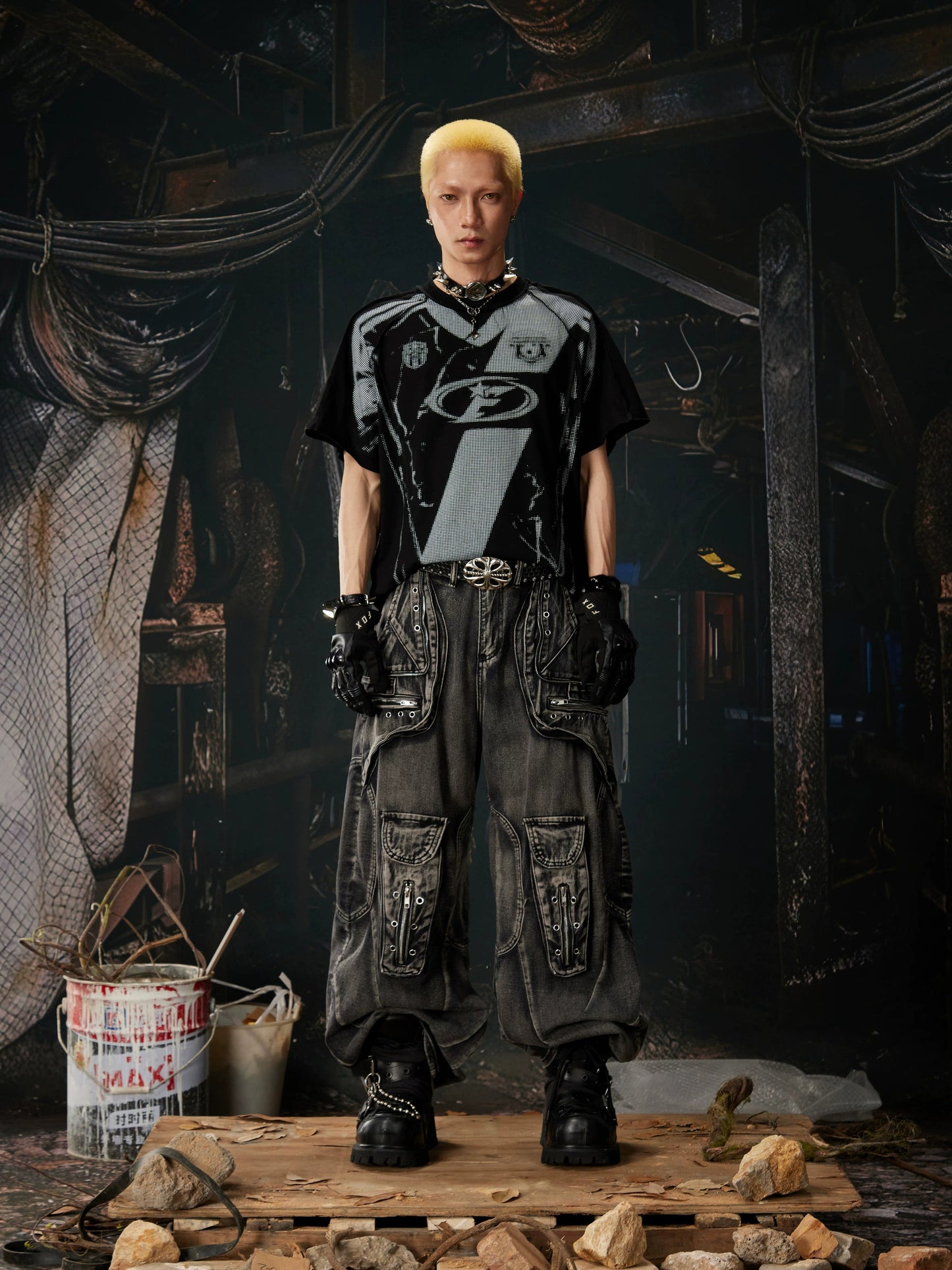 Mosaic Loose Sports Jersey