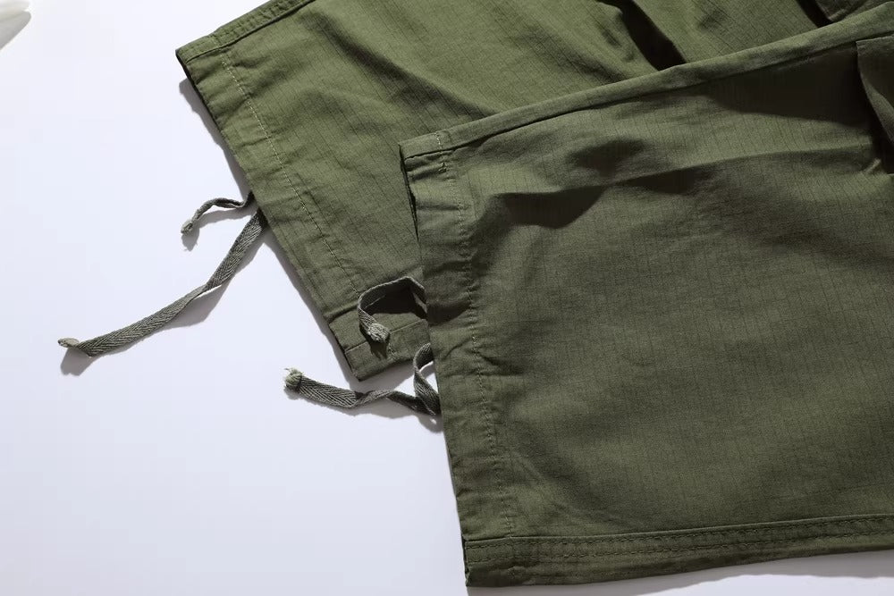 Loose Fit Cotton Baggy Cargo Pants