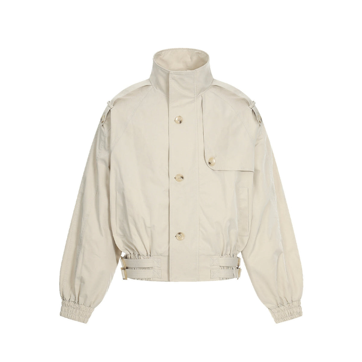 Strapline High-Neck Utility Jacket