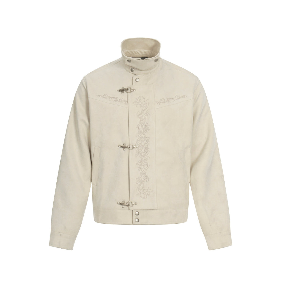Ironveil Embroidered Toggle Jacket
