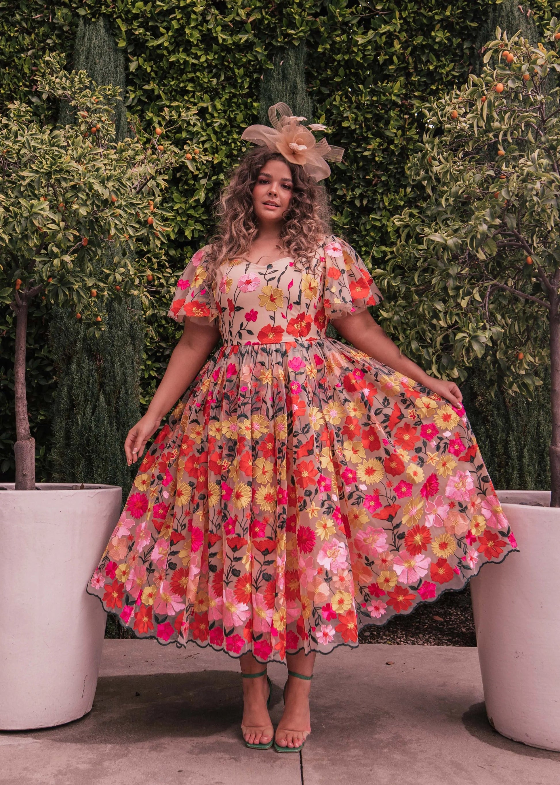 English Garden Dress - JUSTLUXURY