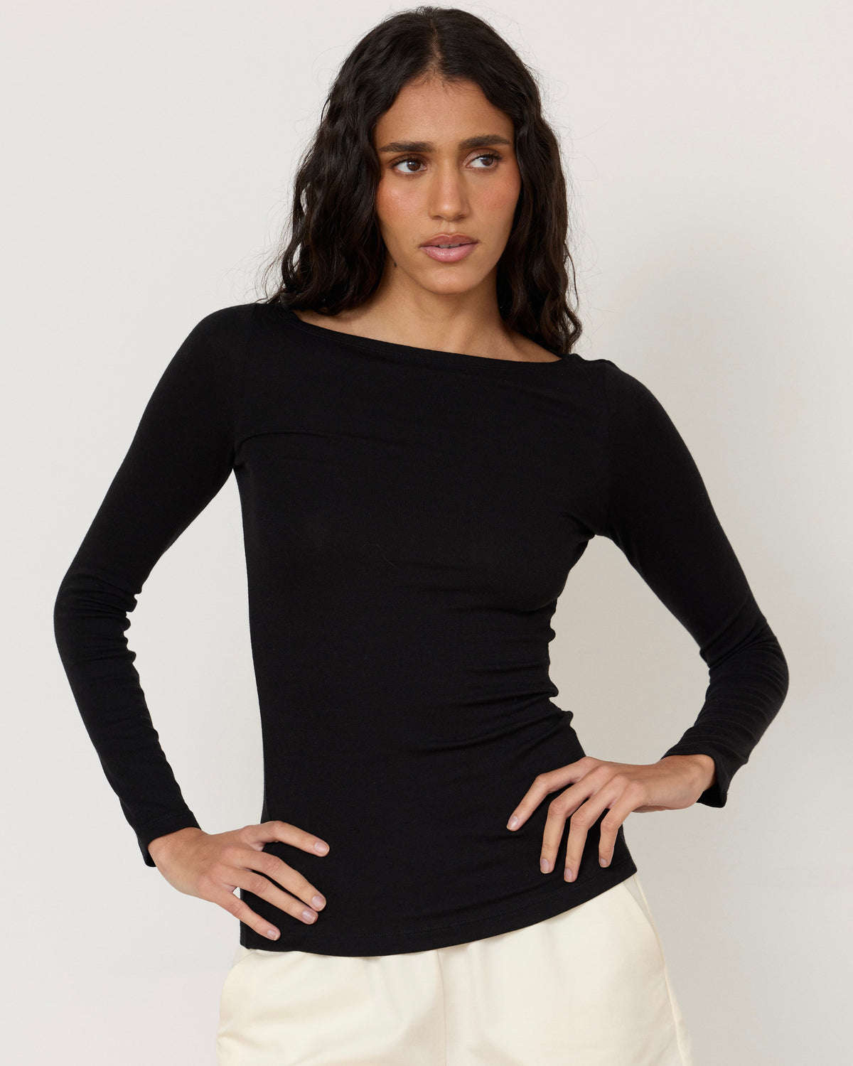 Lane Boatneck Top - JUSTLUXURY