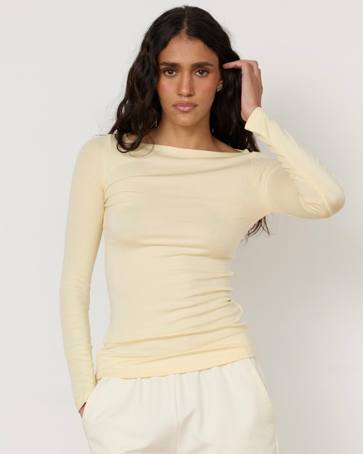 Lane Boatneck Top - JUSTLUXURY