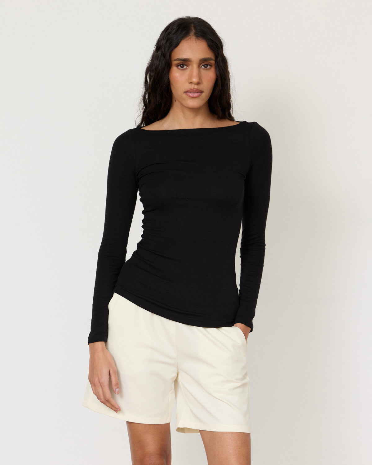 Lane Boatneck Top - JUSTLUXURY