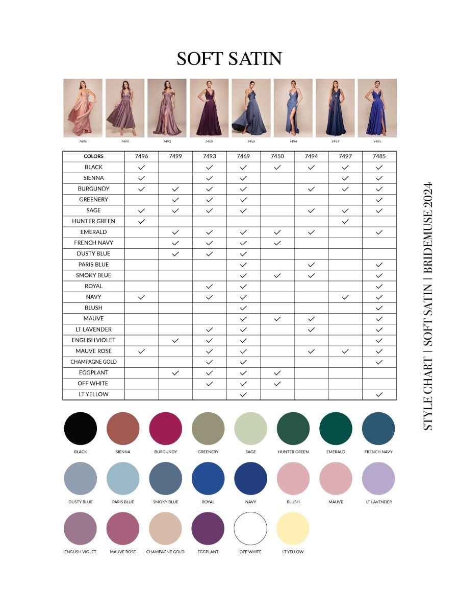 Cinderella Divine 7494 Long Fitted Satin Ruched Dress with Slit