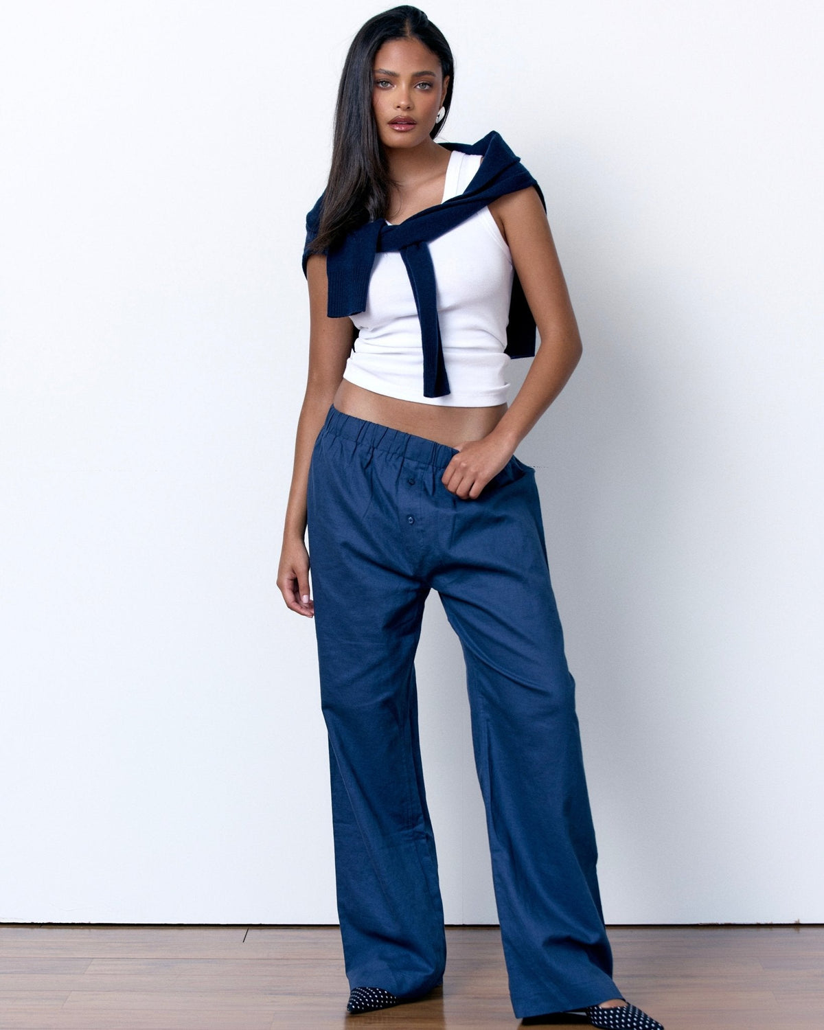 Linen Relaxed Pants - JUSTLUXURY