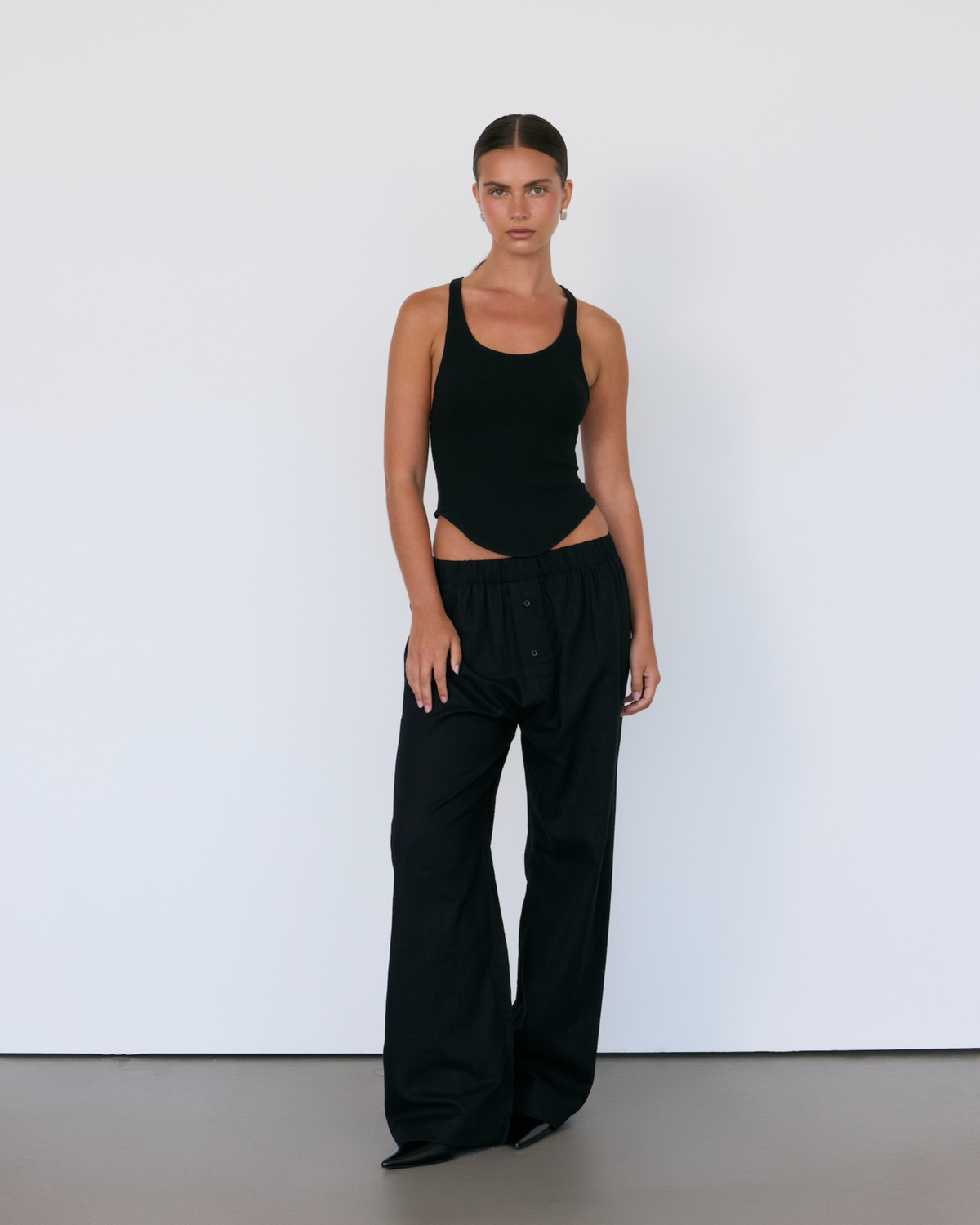 Linen Relaxed Pants - JUSTLUXURY