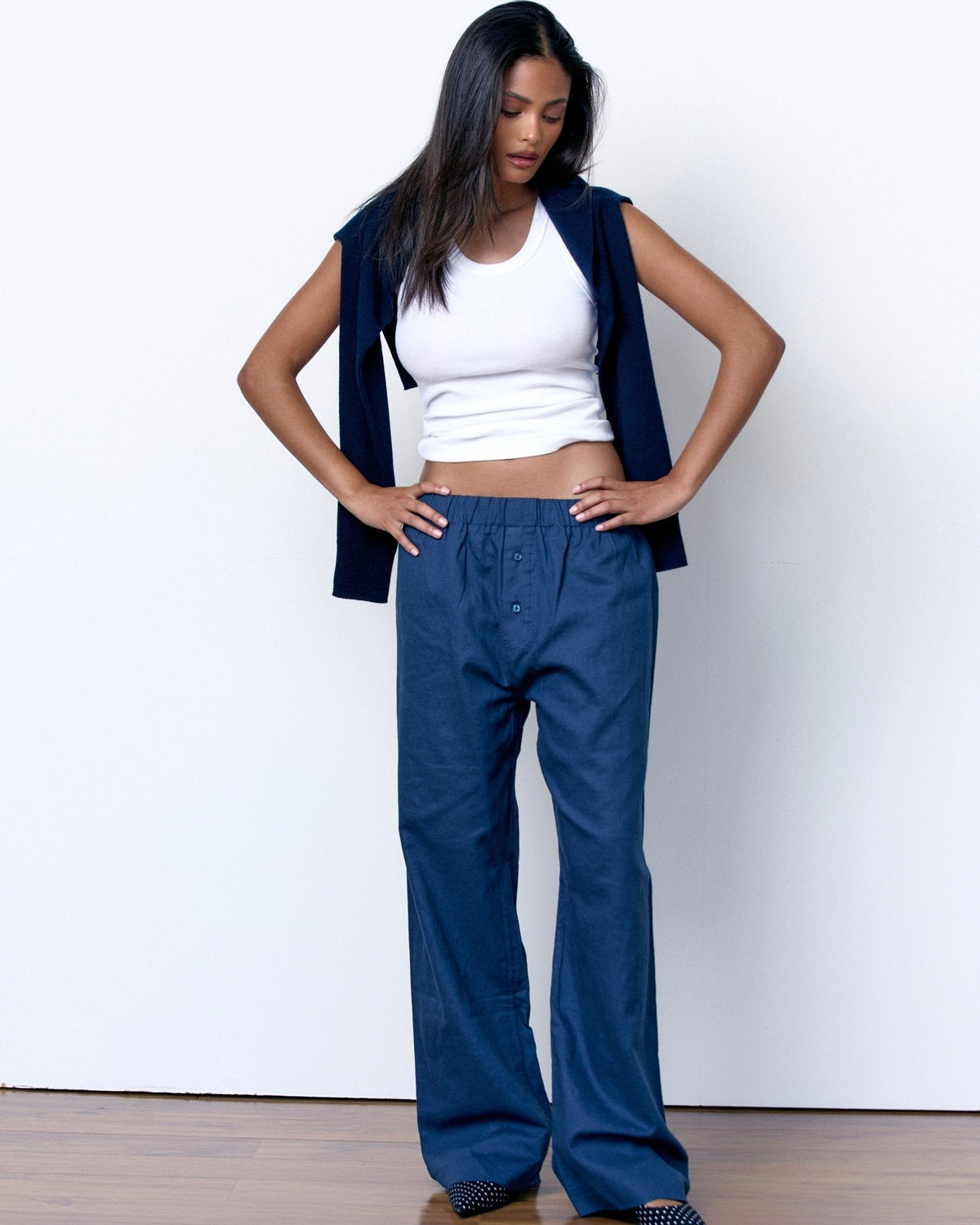 Linen Relaxed Pants - JUSTLUXURY