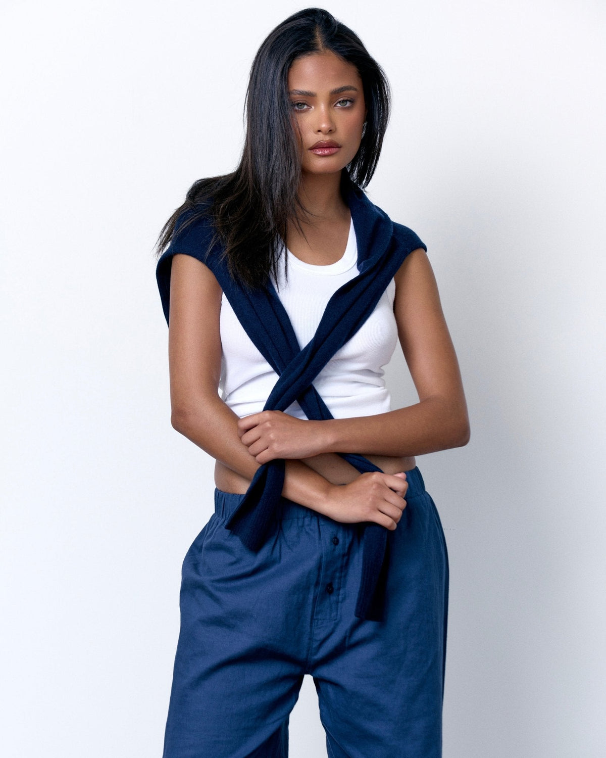 Linen Relaxed Pants - JUSTLUXURY