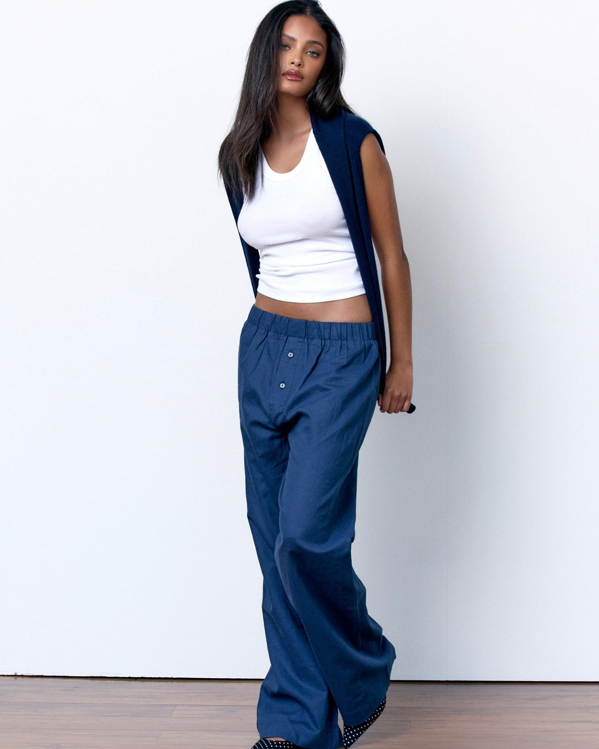 Linen Relaxed Pants - JUSTLUXURY
