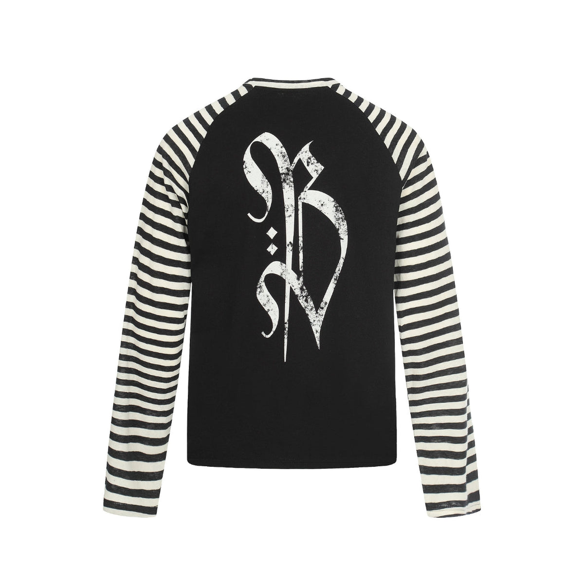 Gravecross Striped Raglan T-shirt