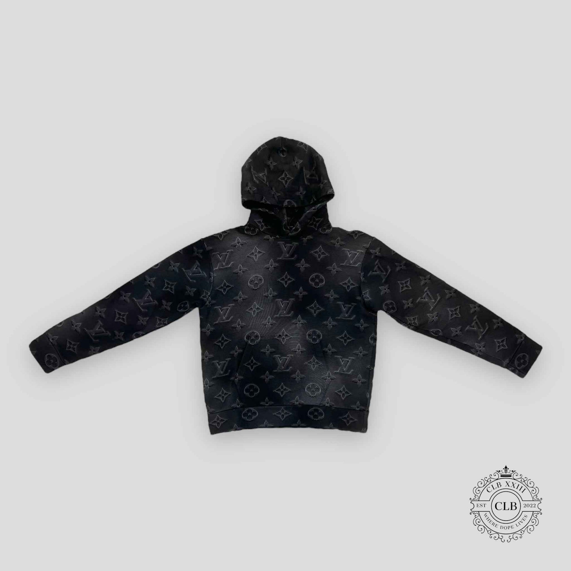LOUIS VUITTON 2054 3D MONOGRAM HOODIE - GREY