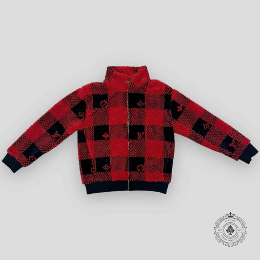 Louis Vuitton Damier Fleece Blouson in Red
