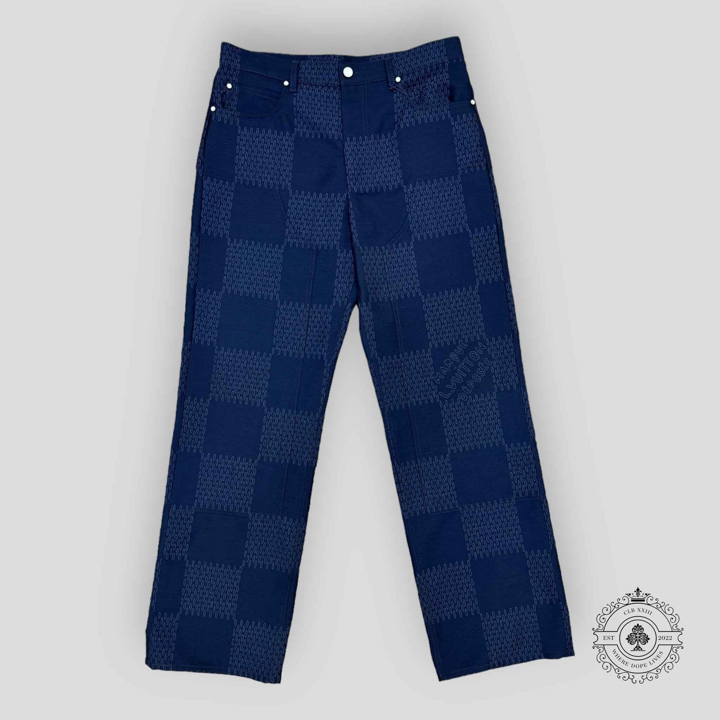 Louis Vuitton Damier Jacquard Wool Pants