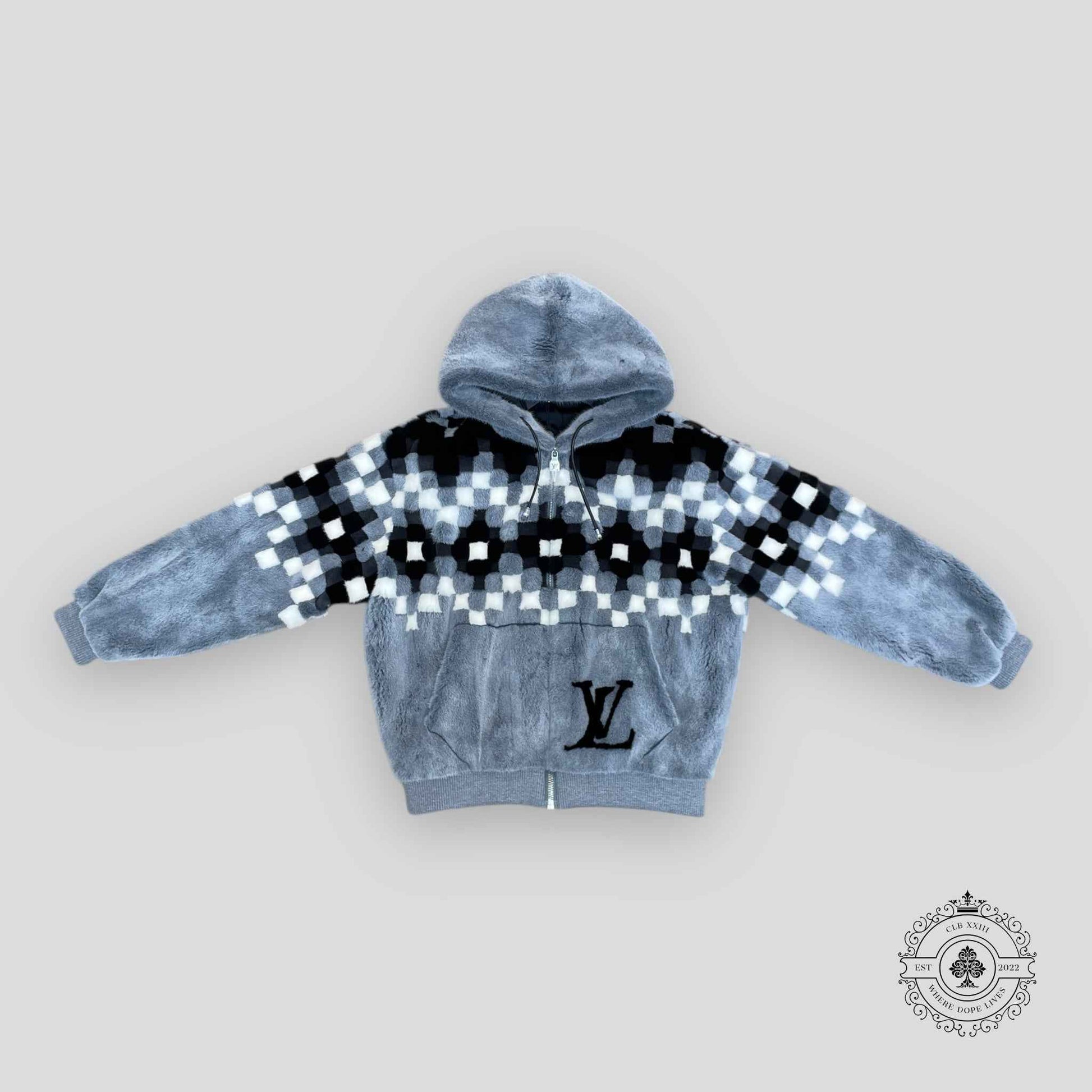 Louis Vuitton Damoflage Mink Fair Isles Blouson