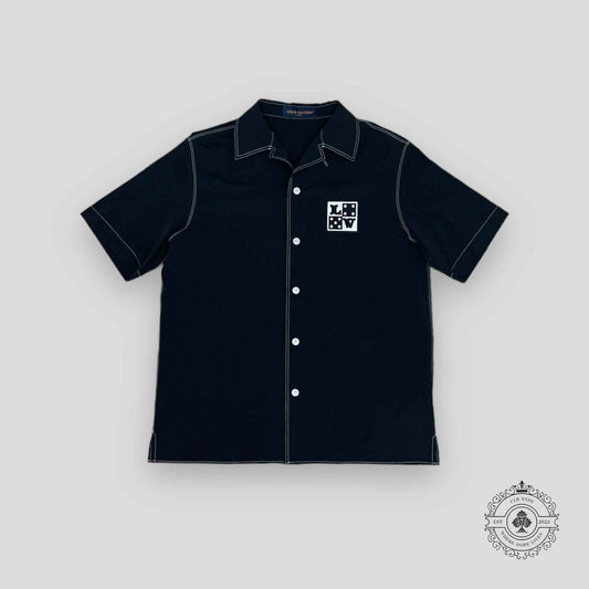 Louis Vuitton Embroidered Short-Sleeved Shirt