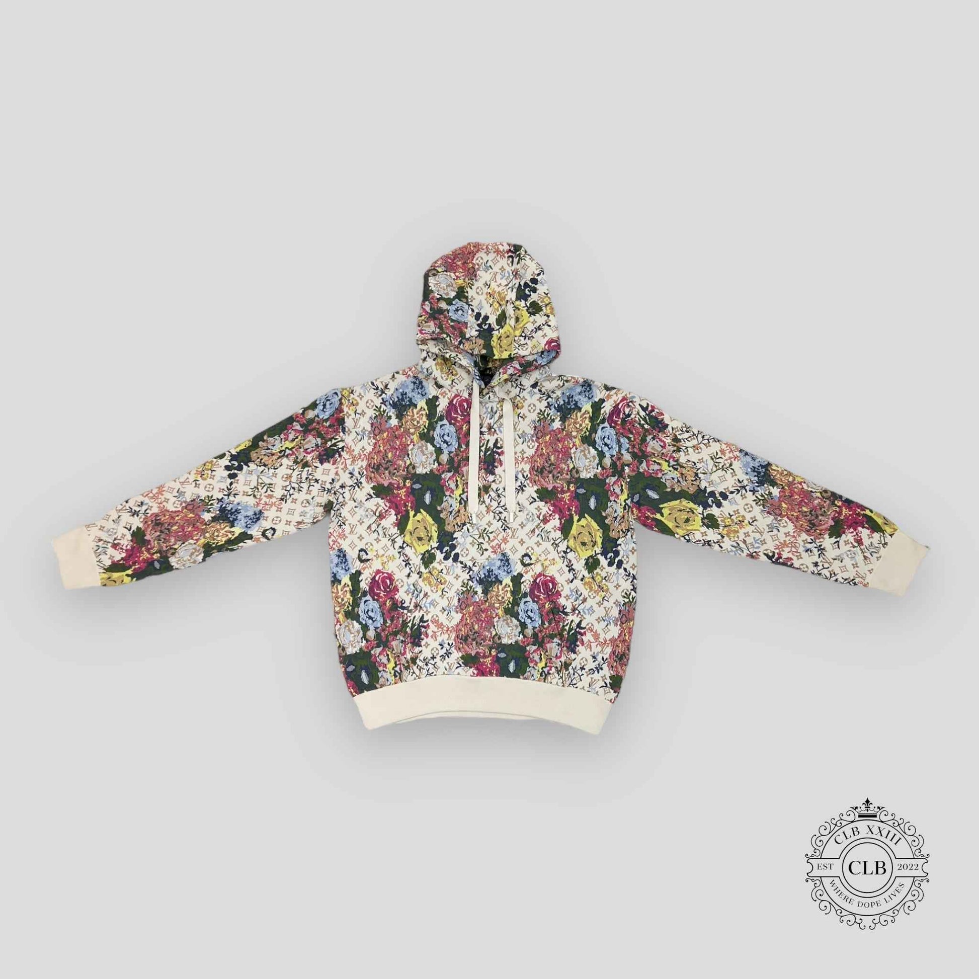 LOUIS VUITTON FLOWER GRAPHIC HOODIE - MULTICOLOR