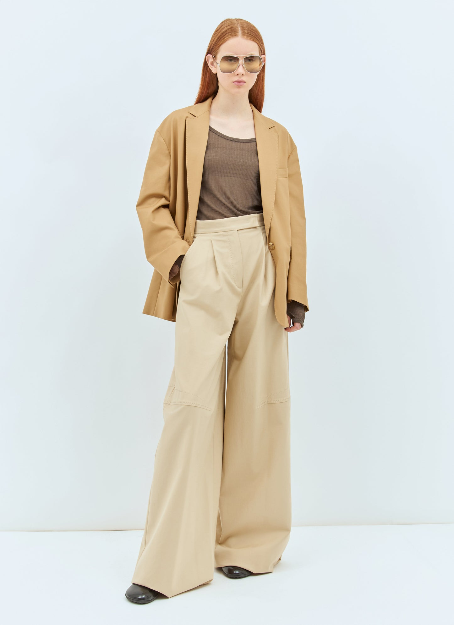 Max Mara Women Oversized Canvas Blazer