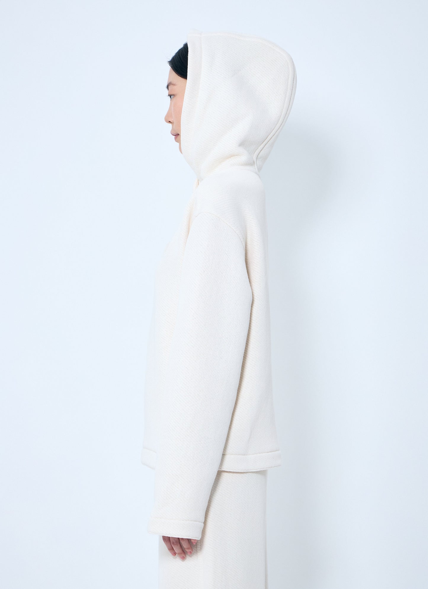Max Mara Women Logo Embroidery Hooded Sweatshirt