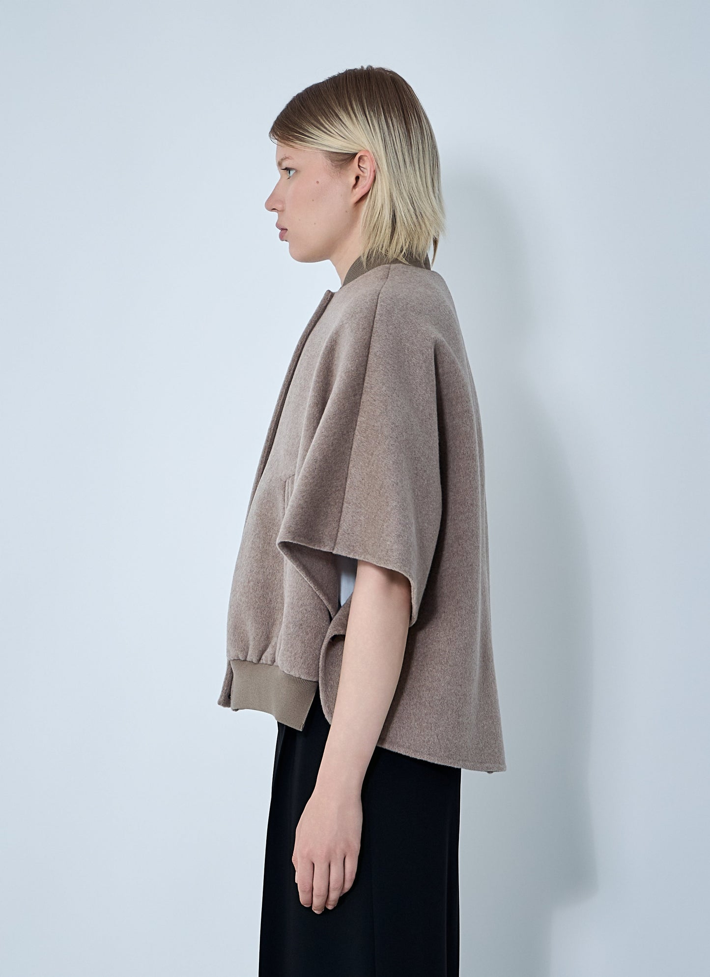 Max Mara Women Cashmere Logo Motif Poncho