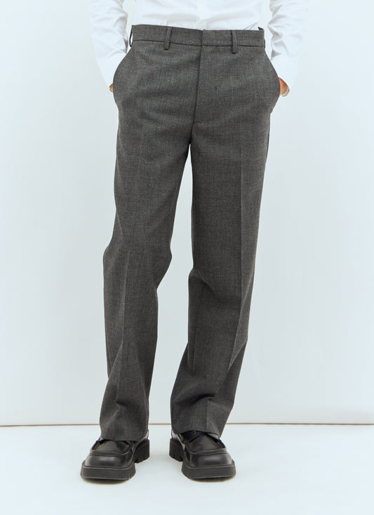 Miu Miu Men Marled Wool Pants