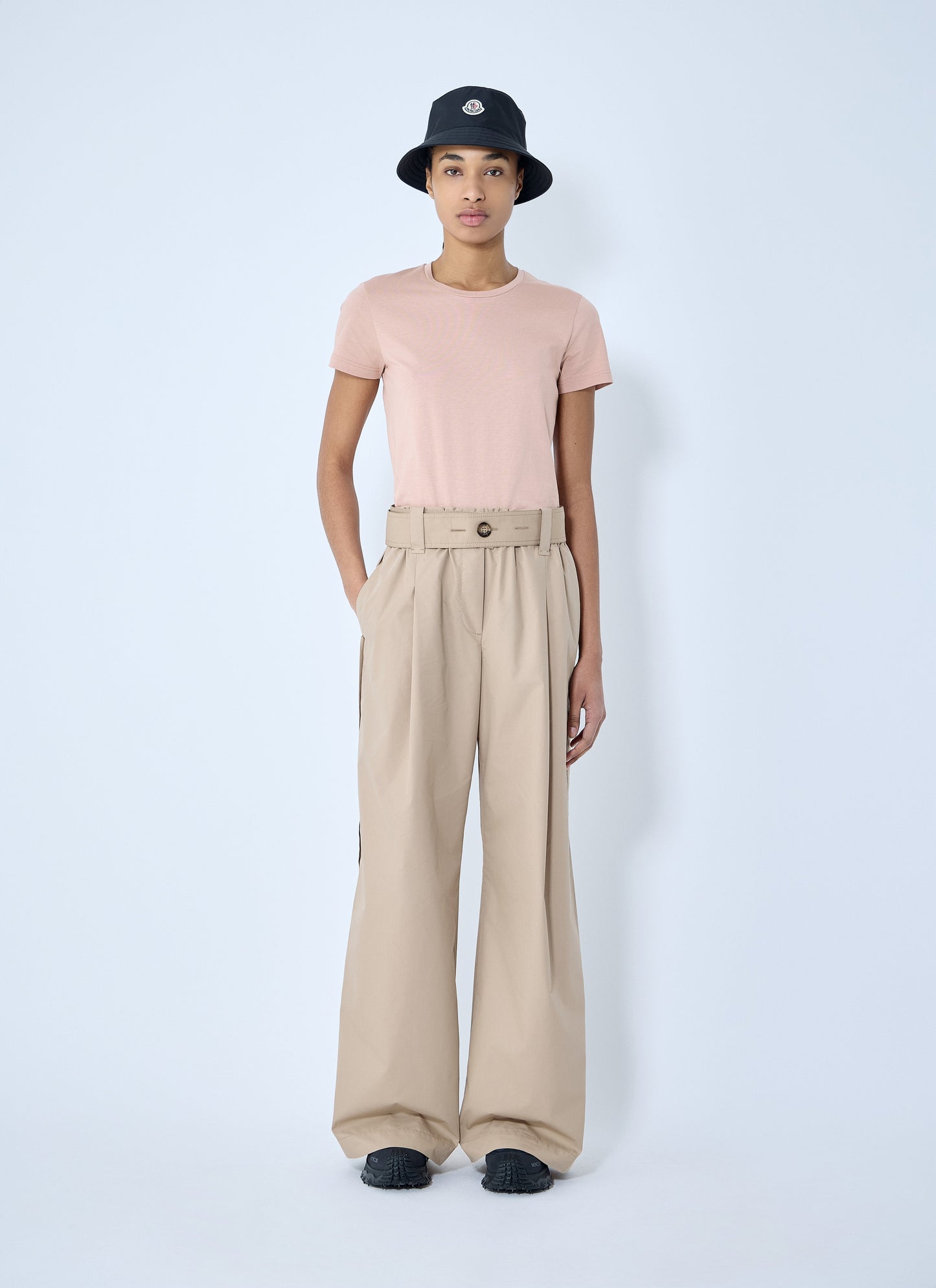 Moncler Women Belted Gathered Pants