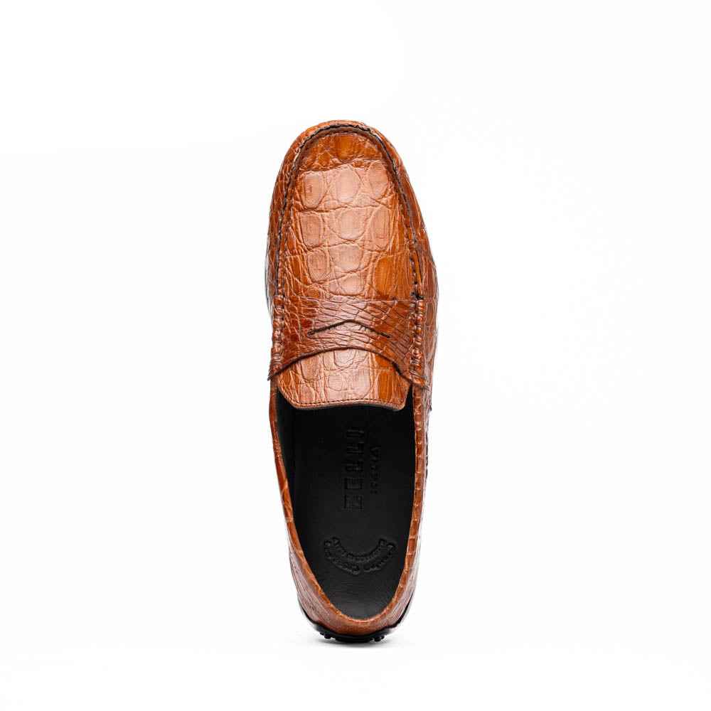 31-103-CGM MONZA Crocodile Driver, Cognac