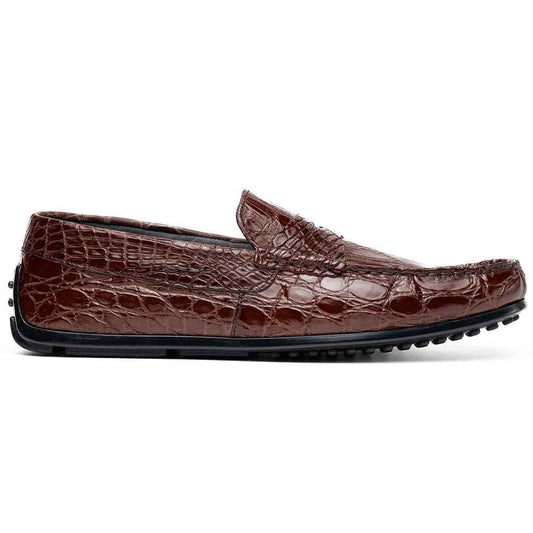 31-103-NIC MONZA Crocodile Driver, Nicotine