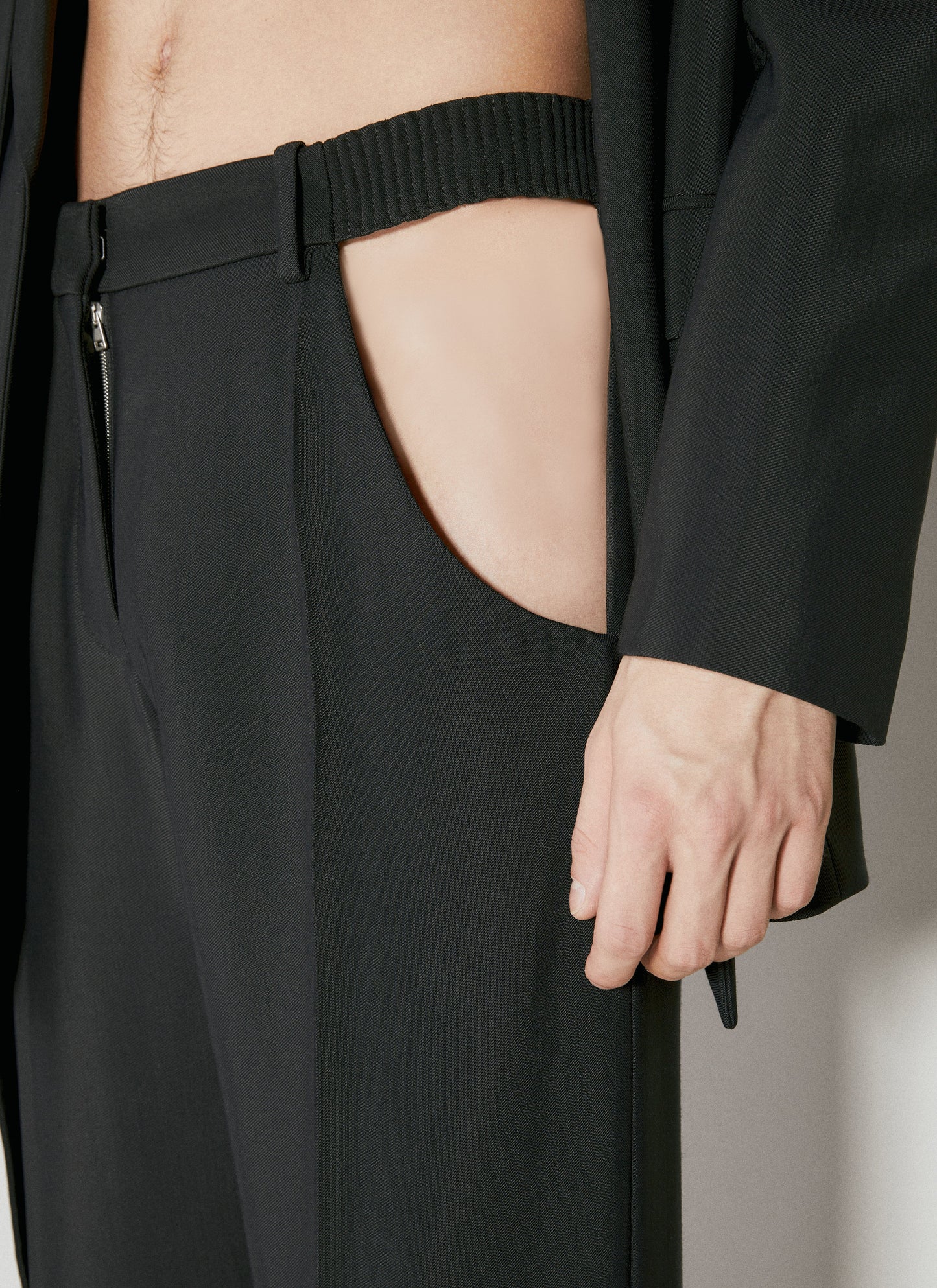 Mugler Women Cut-Out Tailored Pants