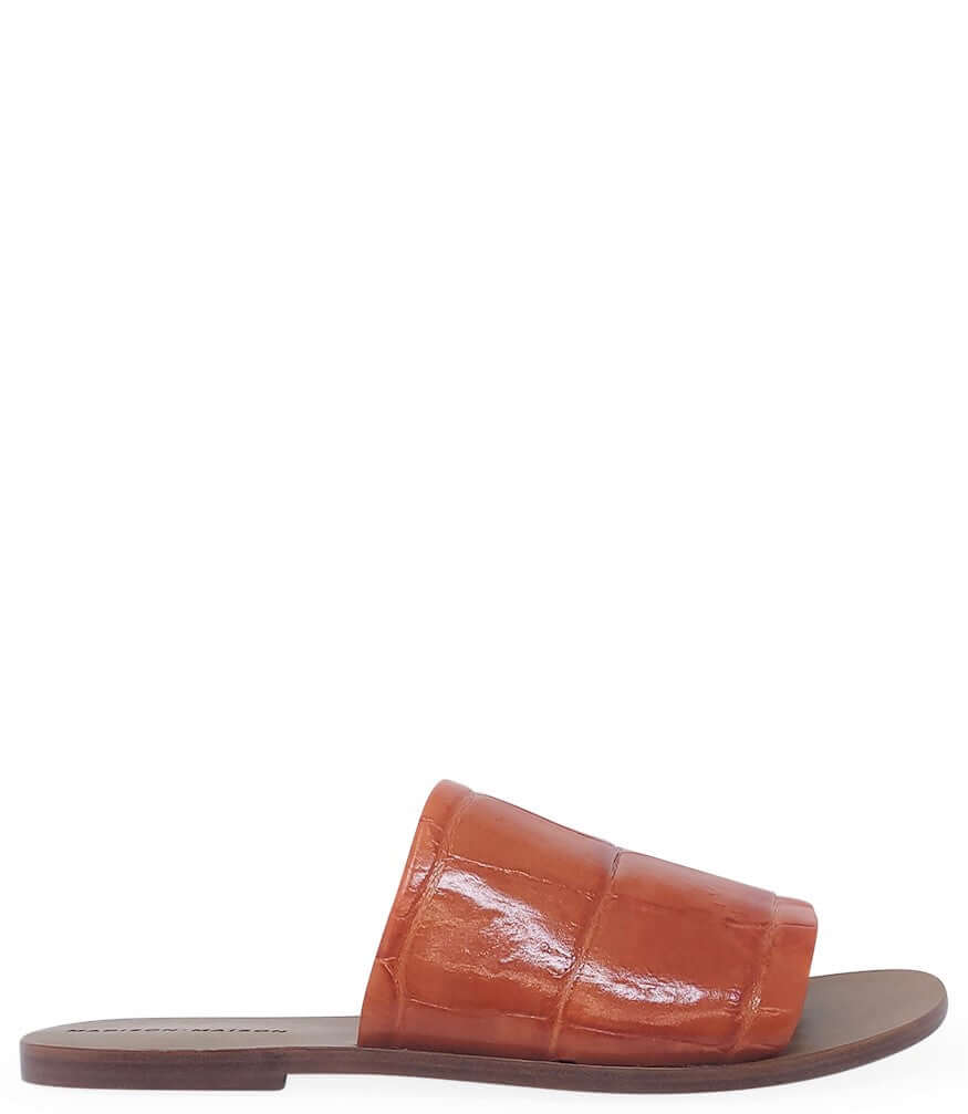 Orange Open Toe Sandal - JUSTLUXURY