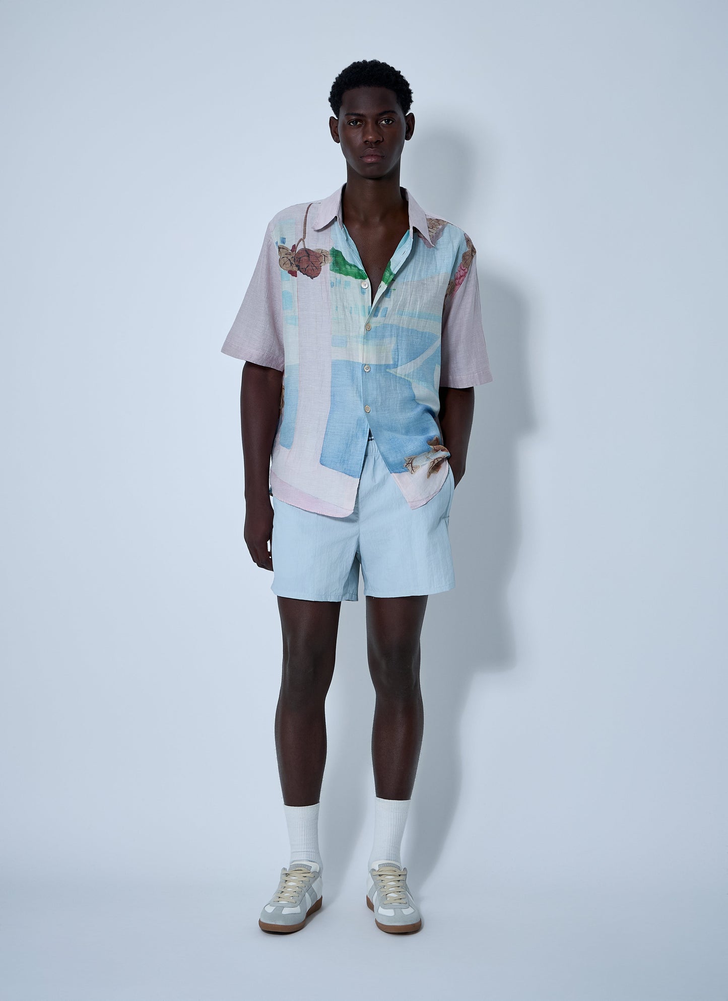 Our Legacy Men Drape Tech Shorts